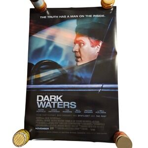 Dark Waters 2019 Original Movie Poster 27x40 Mark Ruffalo Anne Hathaway D/S